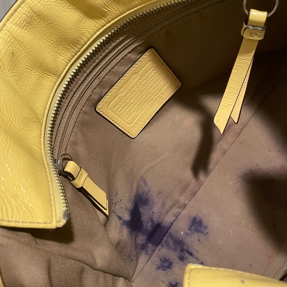 Coach Sunny Yellow Shoulder Bag - Picture 7 of 7